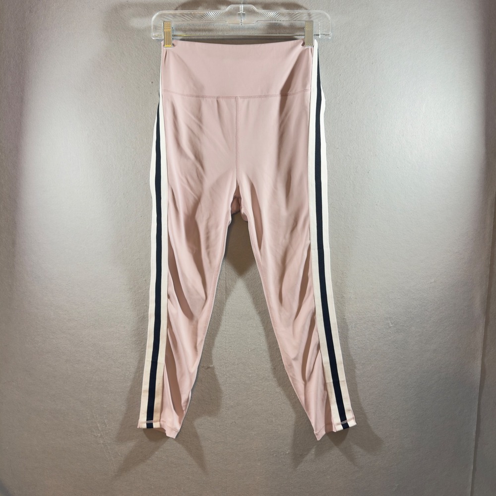 603 | Allfenix Womens Large High Waisted Side Stripe Athletic Leggings Pink